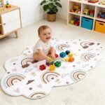 Rainbow Small Rug for Kids Room