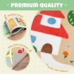 Washable Kids Playroom Rug – 5x7 Play Rug for Preschool Toddlers, Baby Girls - Image 6