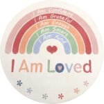 Topotdor Boho Rainbow Round Rug - Image 3