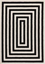 Modern Geometric Stripe Carpet for Living Room - Image 3