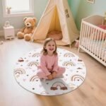 Rainbow Small Rug for Kids Room - Image 4