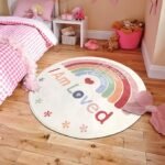 Topotdor Boho Rainbow Round Rug - Image 8