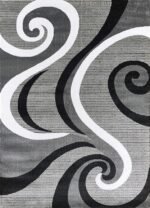 Modern Area Rug Swirls Carpet Bedroom Living Room 8' x 10' - Image 4