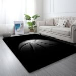 6 * 9 Feet Black Basketball Soft Area Rugs - Image 4