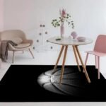6 * 9 Feet Black Basketball Soft Area Rugs - Image 5
